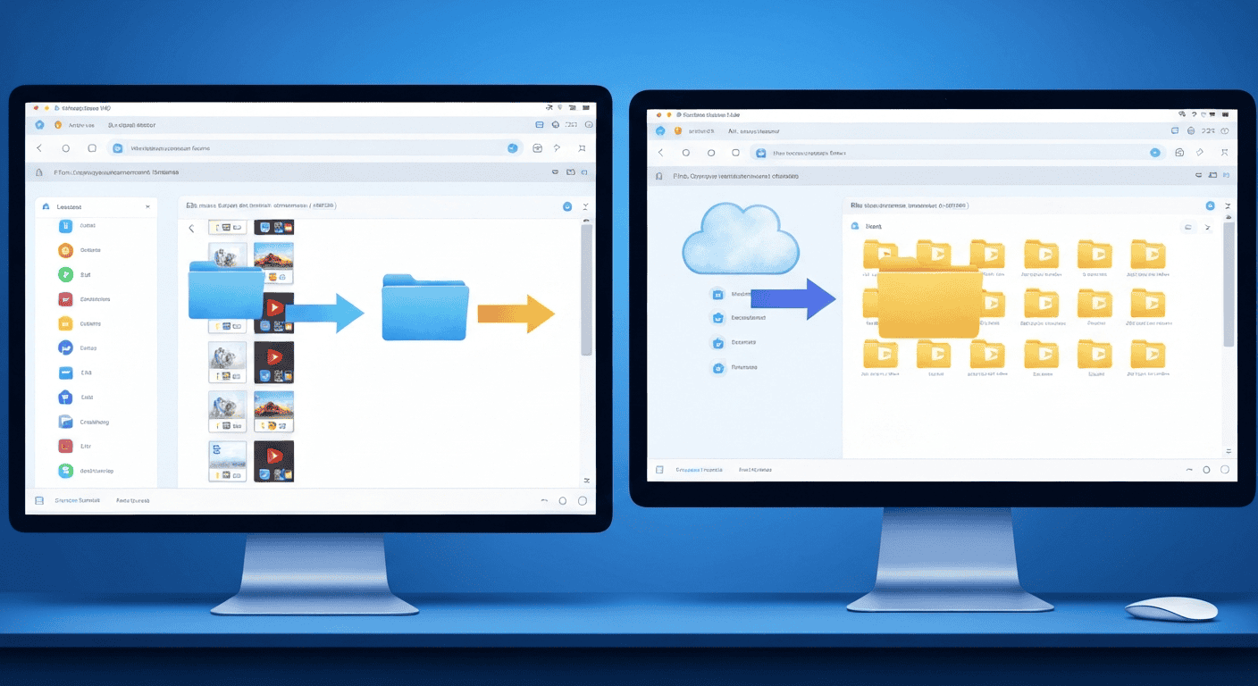 Cloud storage file transfer for side hustle success.