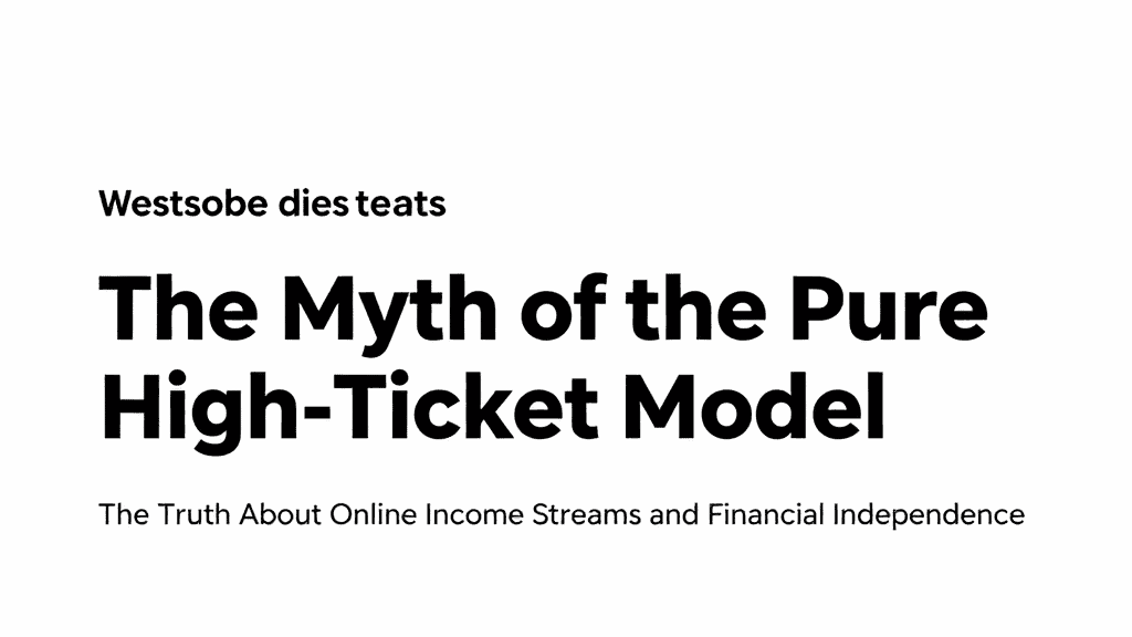 High-ticket online income strategies and realities exposed for entrepreneurs.
