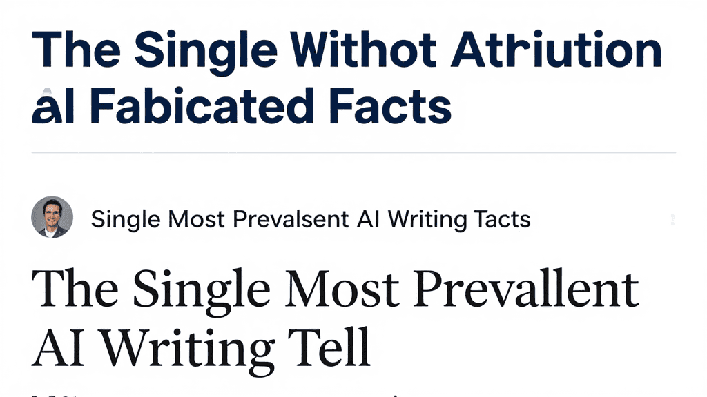 Common AI writing tell revealed, impacting content authenticity and SEO.