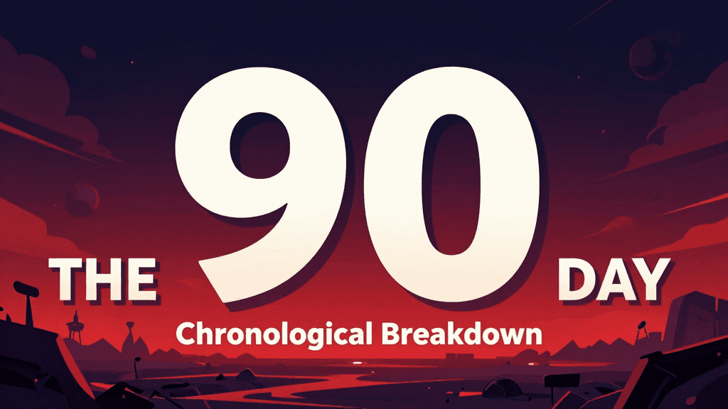 Chart showing a 90-day timeline for building a side income of $2,000 per month.