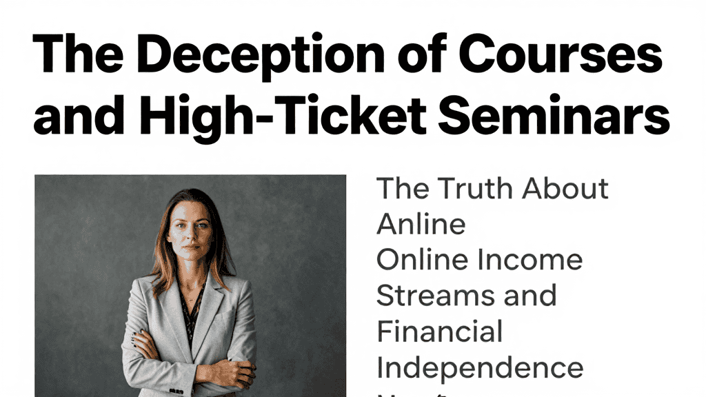 Woman in business attire with crossed arms, representing high-ticket online income strategies.