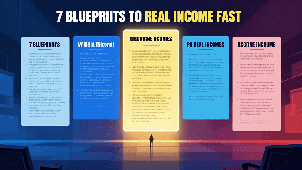 Effective blueprints for quick income generation and online success.