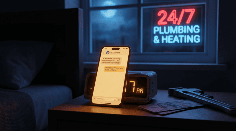 Emergency plumbing and heating services available 24/7.