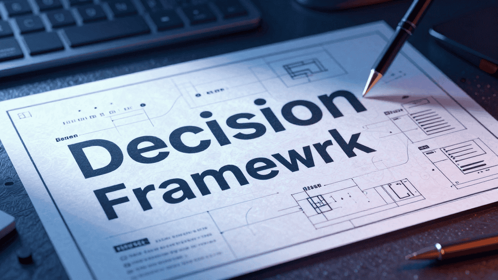 Blueprint of a decision framework for starting successful side hustles.